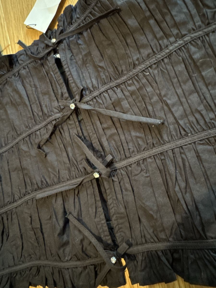 Zara Top: NEW Black Zara Top with Ties Size S – Nuovo e nell'imballaggio originale da Neuchatel venduto da Mia_G 1