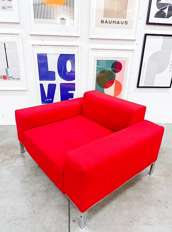 Poltrone: ZANOTTA Alfa Sessel in Rot  – Usato da Basel venduto da used. 3
