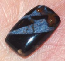 Cabochon L-3744 – 1 Stück Pietersit Edelsteine – ca. 11x7mm