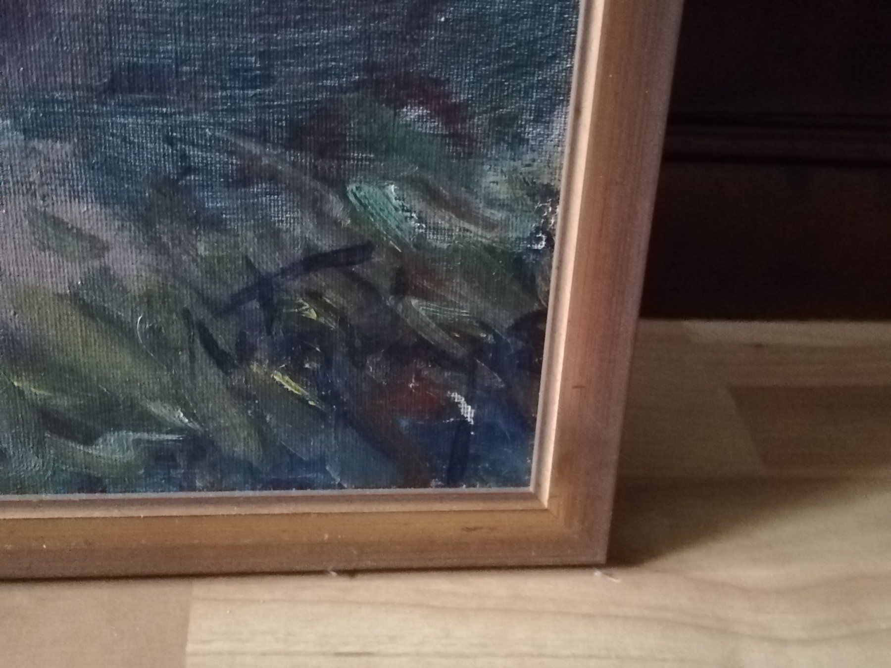 Dipinti: Grosses Oelgemälde, signiert – Usato da Rorschacherberg venduto da Giova1922 1
