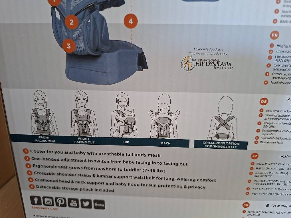Ergobaby Bauch- & Rückentragen: Ergobaby Trage Omni 360 – Gebraucht aus Guntershausen von FiebrigeRapunzel 2