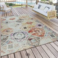 Moderner Teppich In- & Outdoor neu 🩶 Vintage Stil