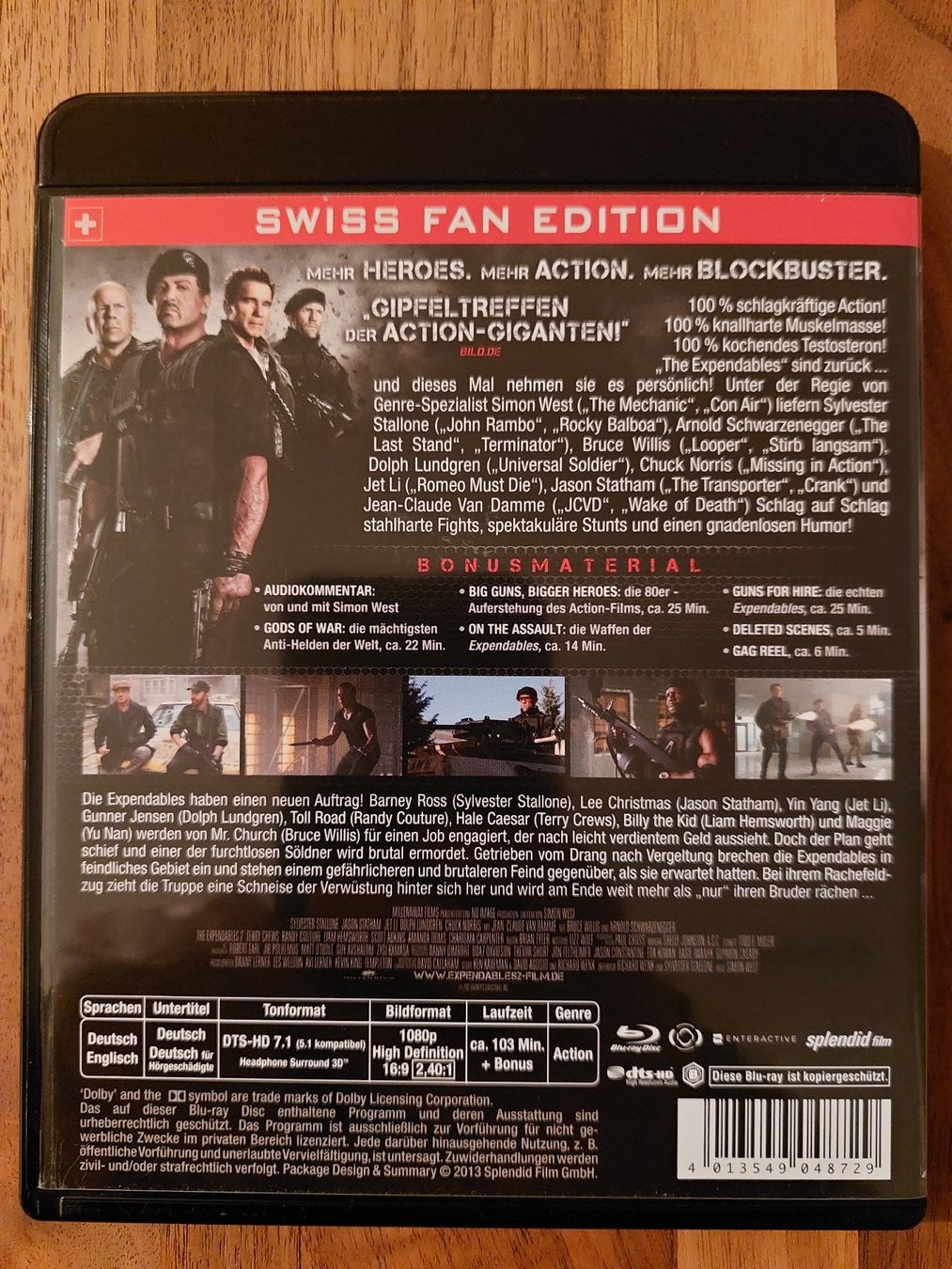 Tutti i DVDs: Blu Ray - The Expendables 2 – Usato da Rheinfelden venduto da FilmAuktion 1