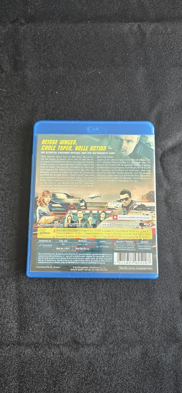 Tous les DVDs: Need for Speed - Blu-ray – D'occasion à Doppleschwand par Bennox94 1