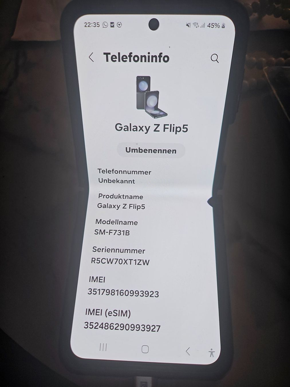 Samsung Telefoni cellulari / Smartphones: Samsung galaxy Z5 flip 512.Gb. – Usato da St. Gallen venduto da Audi-sq5 1