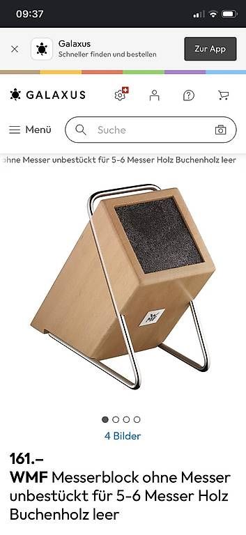 Supporti a parete: WMF Messerblock aus Holz – Usato da Luzern venduto da Camille6003 3