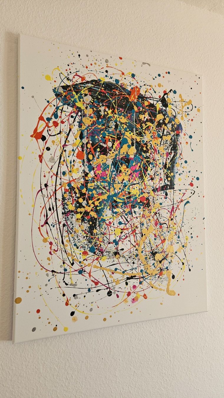 Gemälde: Tableau abstrait unique - art moderne et coloré! – Neu (gemäss Beschreibung) aus Le Locle von fab_c9hh 2