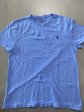 Ralph Lauren T-Shirt Gr M Custom Slim Fit Hellblau Polo