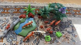 Playmobil Füchse mit Bachanlage