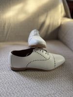 Hermes, Leder-Oxford mit dekorativen Perforationslinien