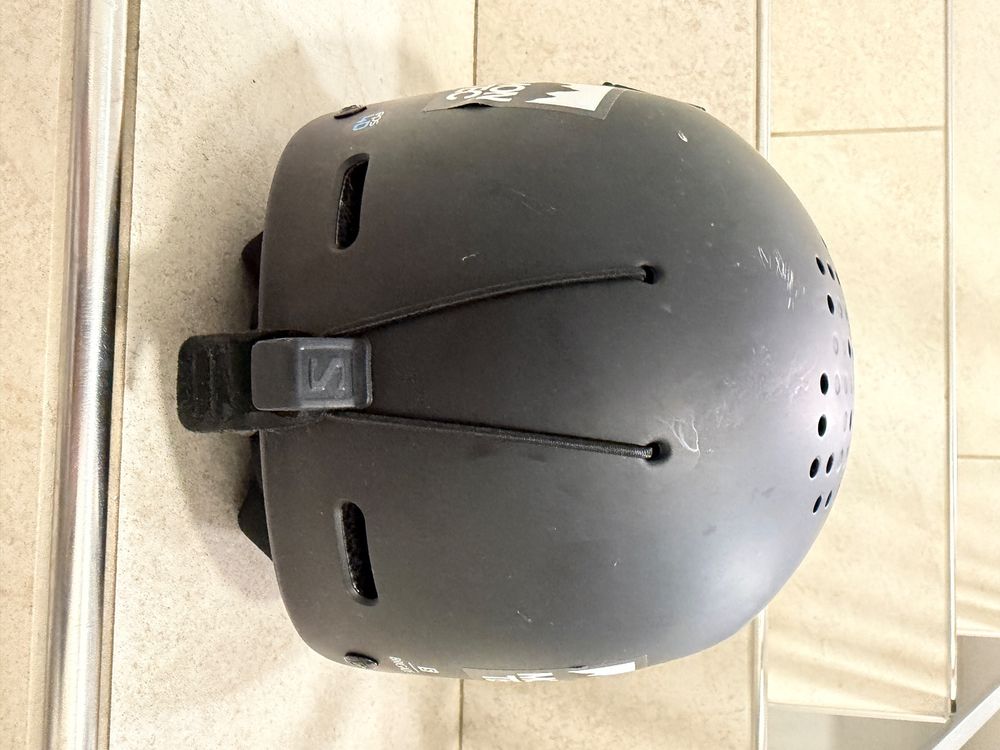 Casco da sci Salomon Brigade nero+ attacchi GoPro originali (Gebraucht ...