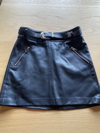 Jupe Bershka similicuir noir taille S