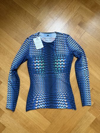 Marine Serre White Line Women’s Blue Second Skin Moon Skin