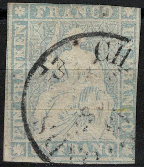 Alle Briefmarken: Strubel 27 gestempelt – Gebraucht aus Bern von bae_958f
