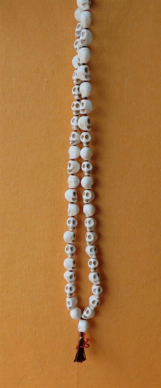Ketten: Tibet Scull Mala - Totenkopf Kette /b – Neu (gemäss Beschreibung) aus Basel von Shankar 4