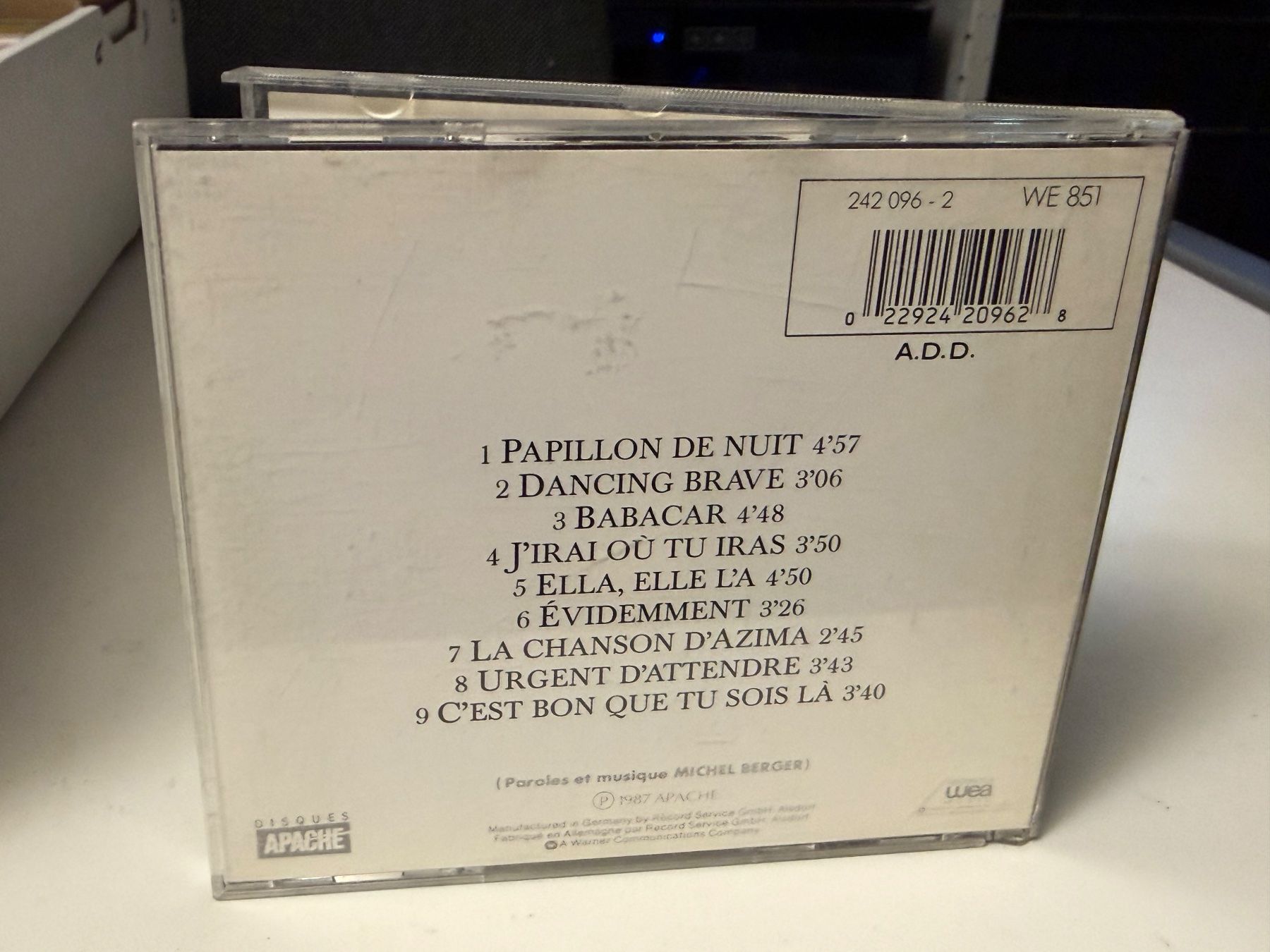 CD: France Gall - Babacar - HD23A – Usato da Küsnacht ZH venduto da swisssales.net 1