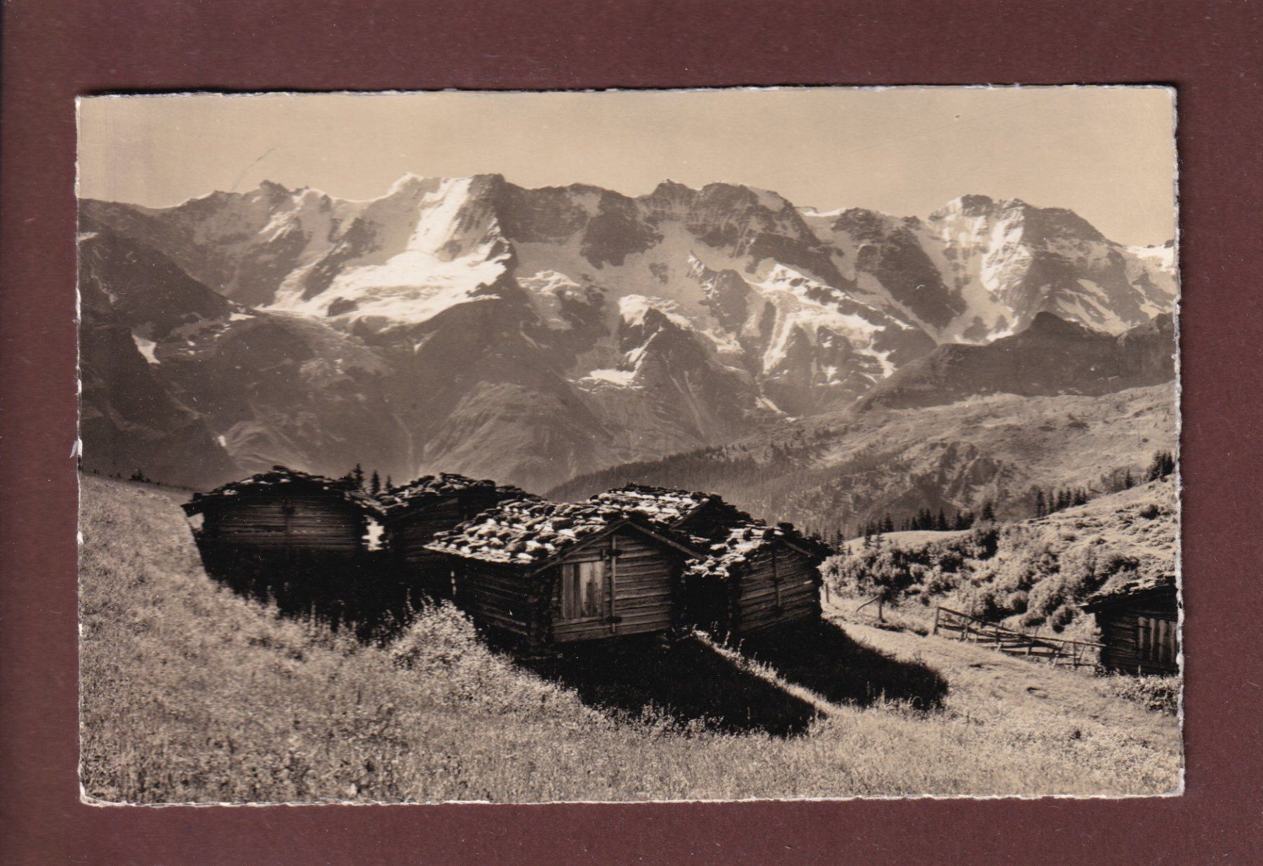 Cartoline postali: Bei MÜRREN - 1949 – Usato da Pully venduto da nicecards