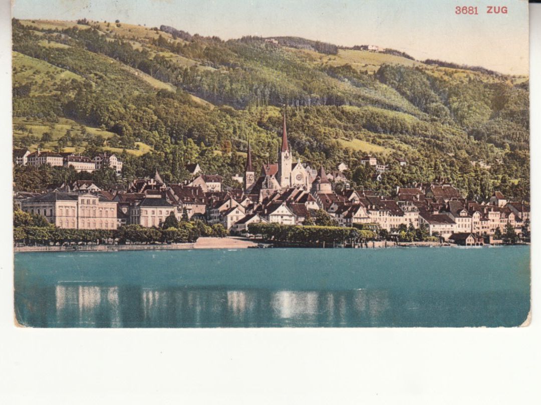 Cartoline postali: Zug 1911 – Usato da Bürglen TG venduto da StampGraf