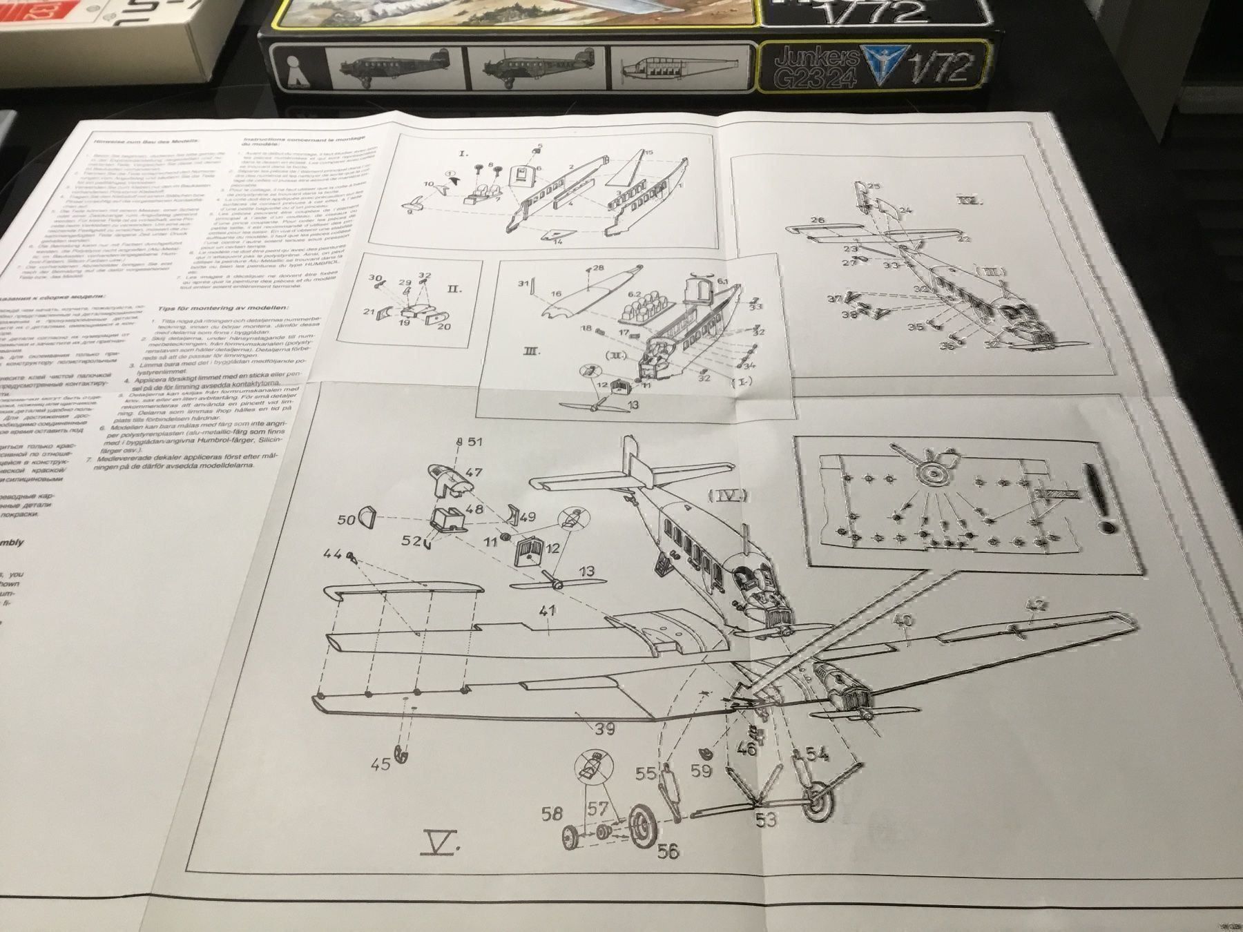 Kit di modellismo & Modellini statici: Junkers G23/24, Schweiz, 1:72 – Nuovo e nell'imballaggio originale da Erlenbach im Simmental venduto da Model_box 6