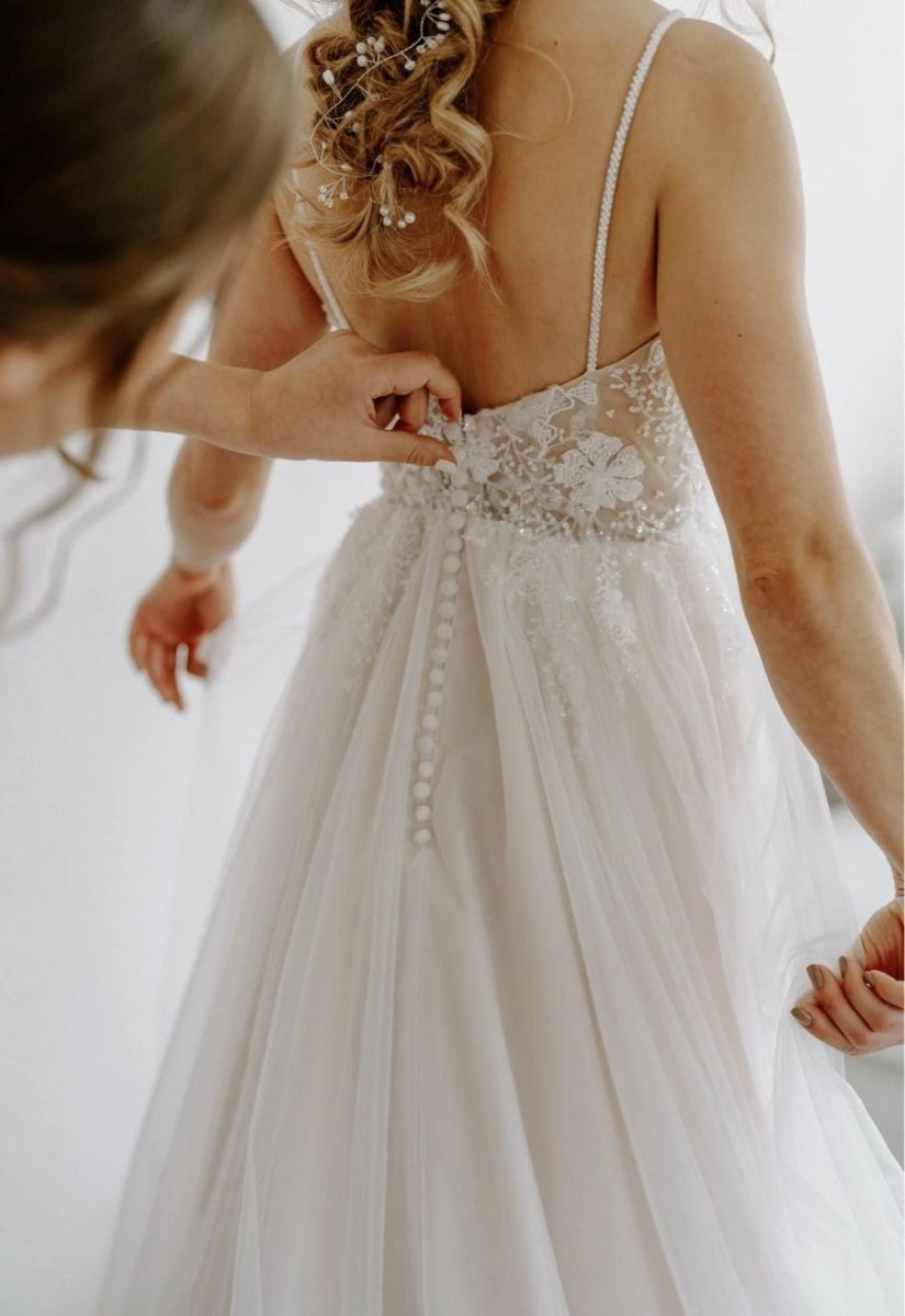 Vestiti: Brautkleid Jarice Gr. 34 – Usato da Brunnen venduto da Herzig-Brautmode 4