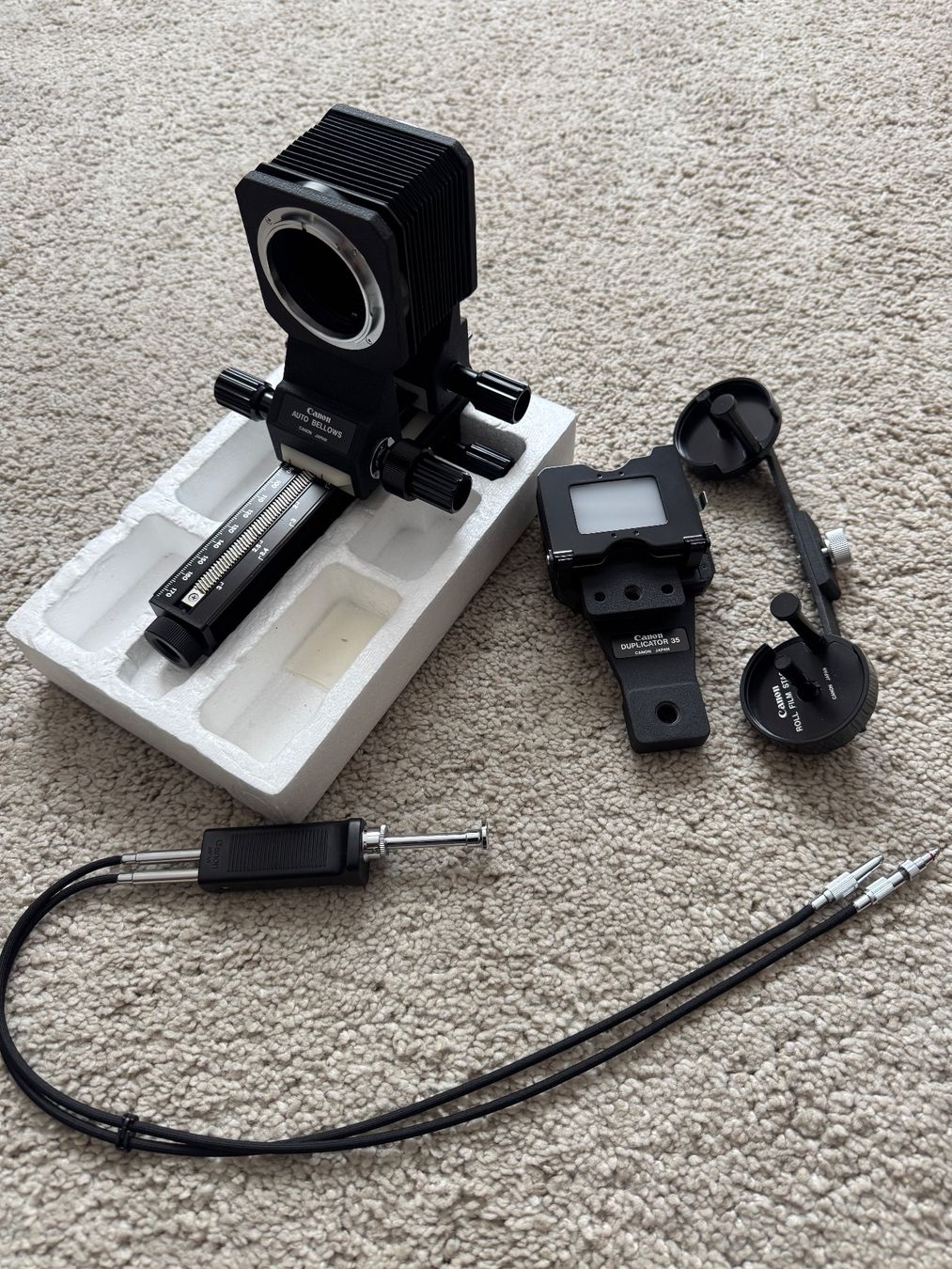 Canon Fotocamera: Canon Auto Bellows , Canon Duplicator 35 – Usato da Kaiseraugst venduto da winnetou04