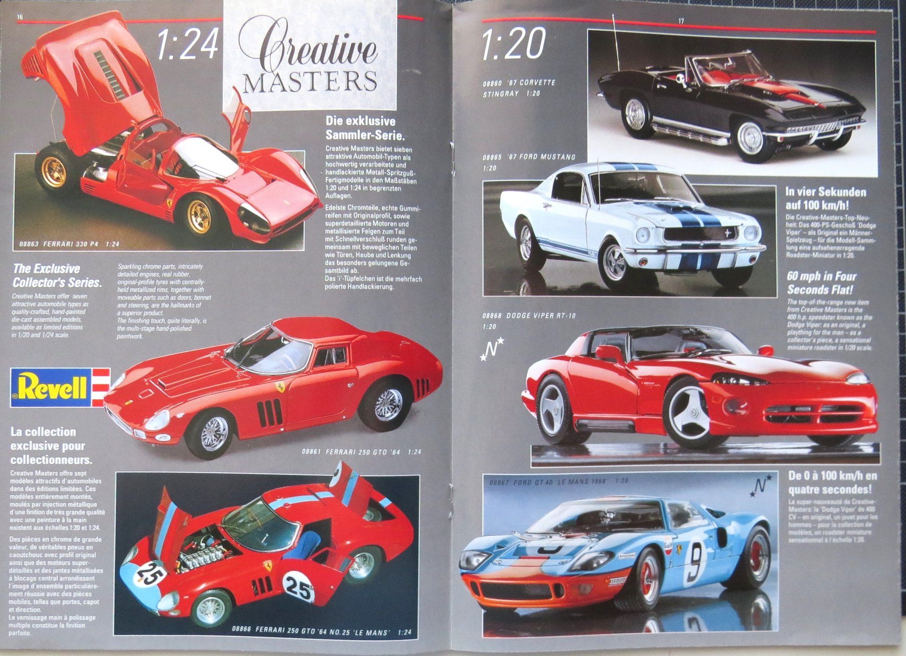 Revell Voitures modèles: Modellautokatalog Revell von 1994/95 – Neuf (Voir description) à Ettingen par campione_1