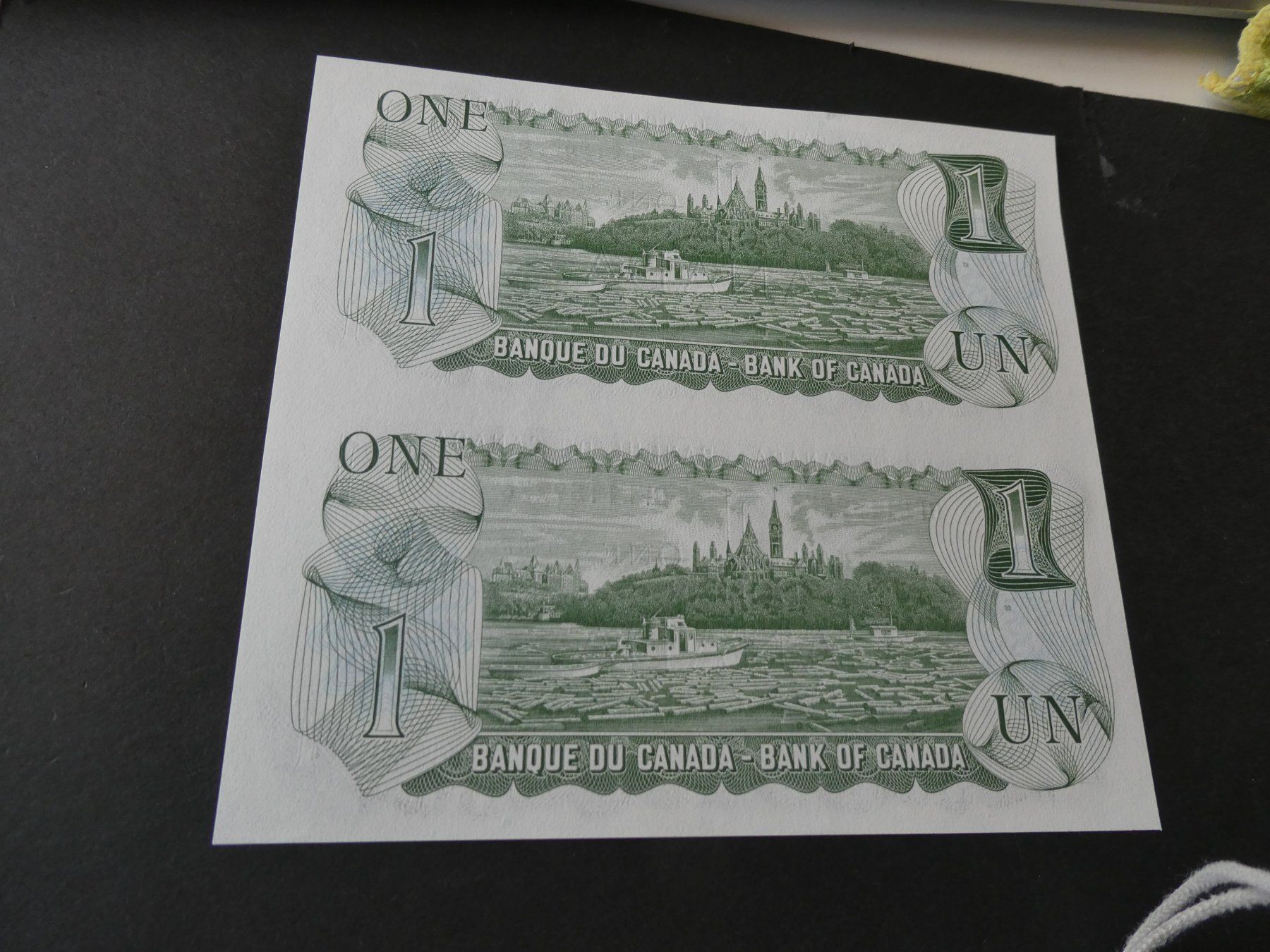 Banconote: Canada 1973 , 1 Dollar Doppelnote, ungefaltet – Nuovo (secondo la descrizione) da Hinterforst venduto da rohusri 1