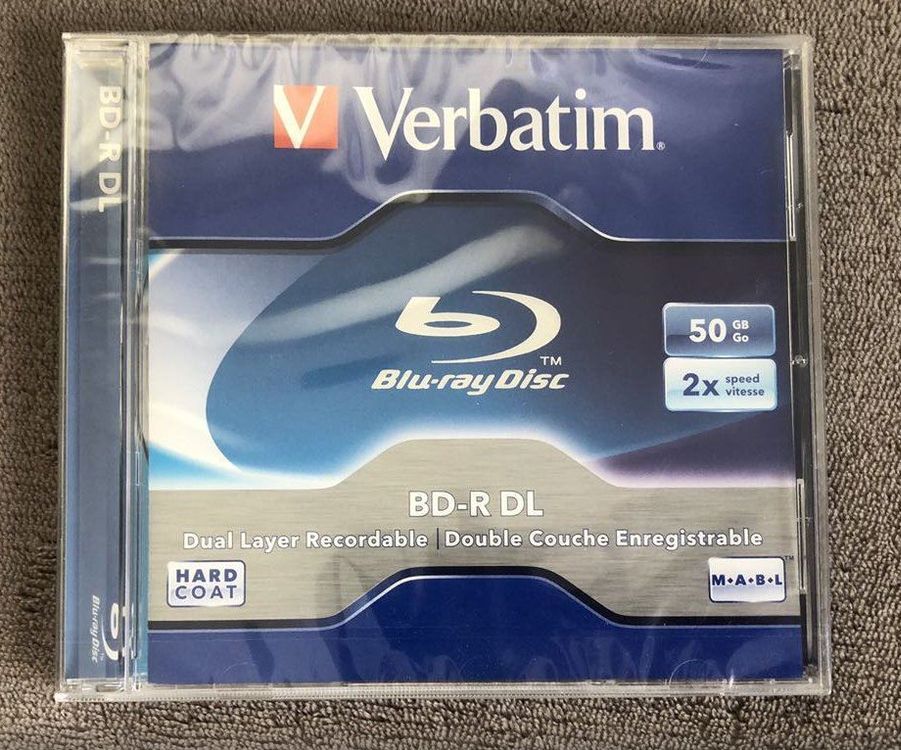Verbatim BD-R Blu-Ray 1.2 Recordable Disc 4x 25GB 3 Pack In Jewel Case (3 Discs