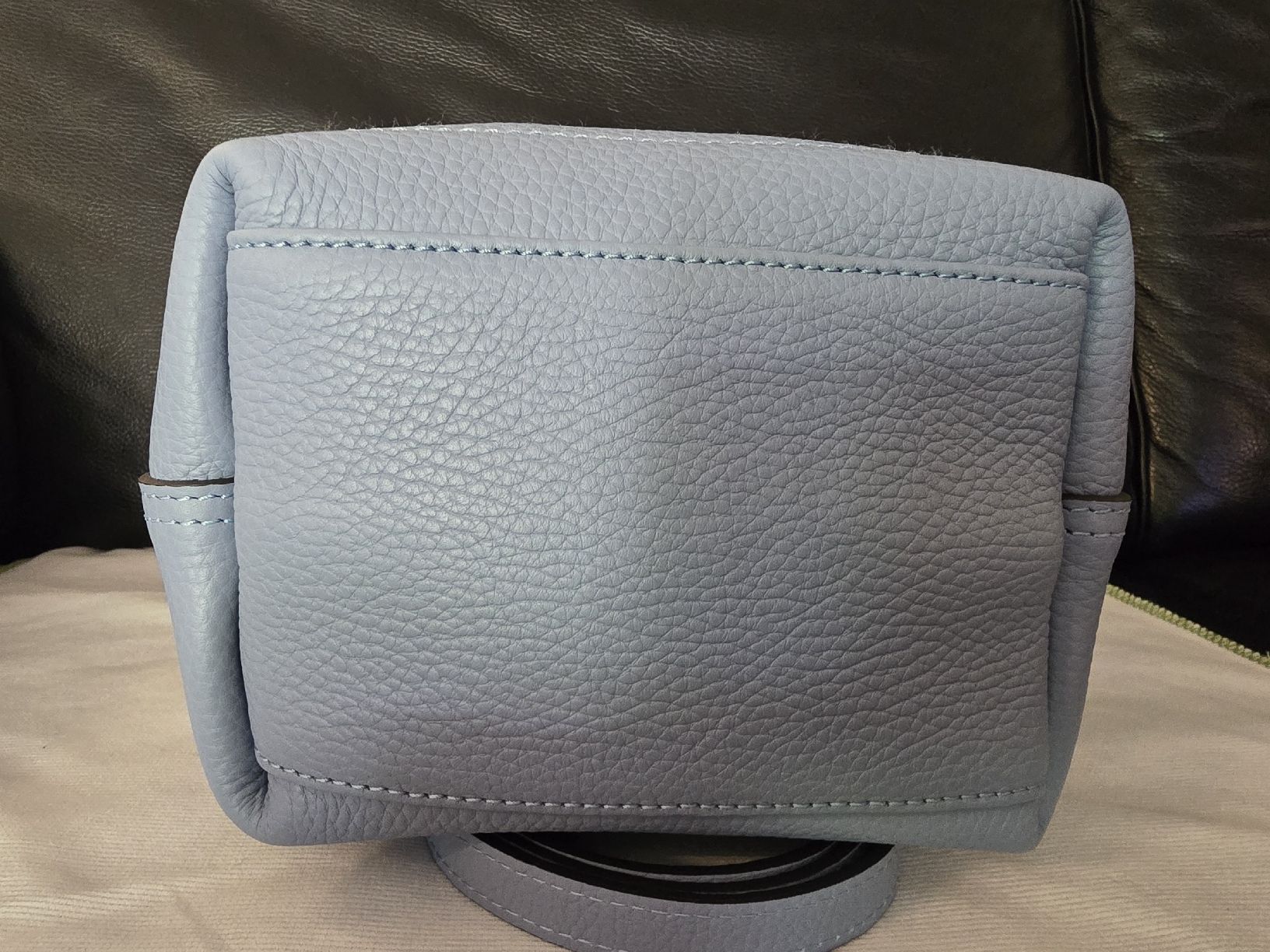 Longchamp Borse da donna: Bucket Bag XS Le Roseau Leder - Hellgrau – Nuovo (secondo la descrizione) da Gattikon venduto da lavric_d 4