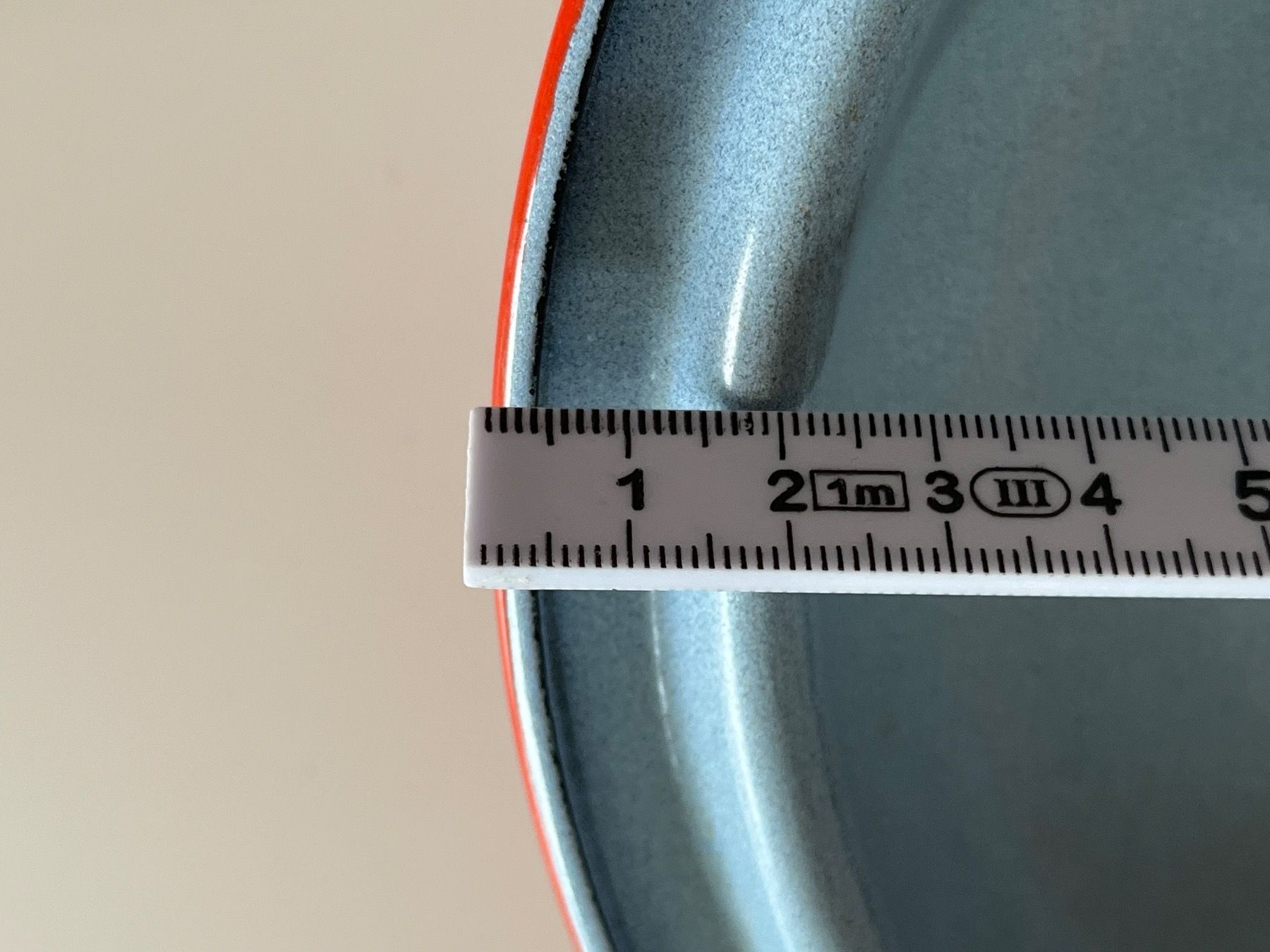 Padelle: Roter Emaille Pfannendeckel – Usato da zürich venduto da Cf8000 4