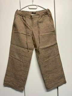 Opus Pantaloni: OPUS Leinen Hose beige 38 – Usato da Gommiswald venduto da Anika6