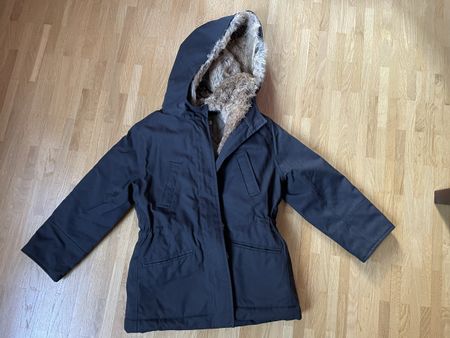 Bonpoint Jacke Parka Gr 4 J Schwarz