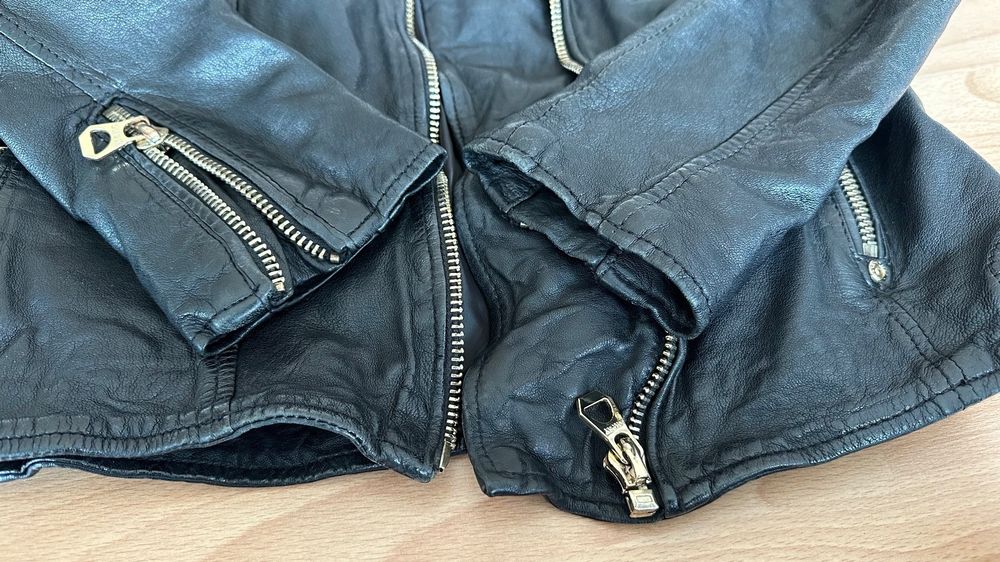 | Lederjacke schwarz Gr mit Details auf XL Ricardo Gipsy Kaufen Raizel goldenen