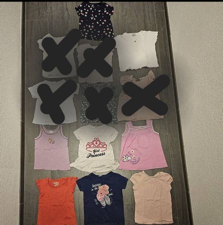 Sommer-Set Mädchen T-Shirts, Bodies, Gr. 86/92