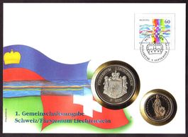 Erste Gemeinschaftsausgabe Schweiz / Lichtenstein