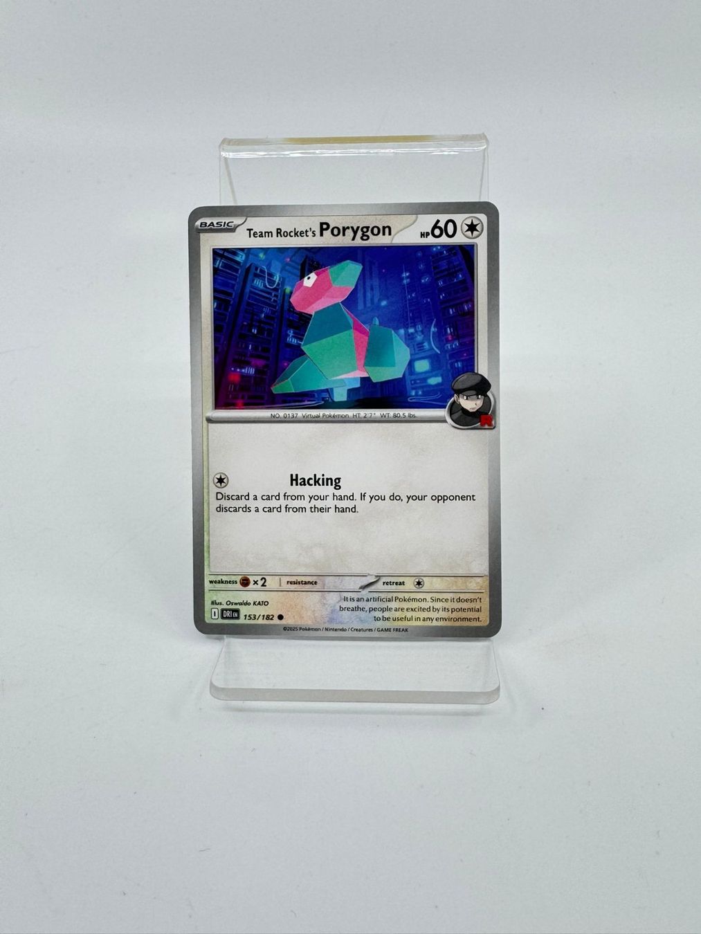 Pokémon Sammelbilder & Trading cards: Pokemon Team Rocket's Porygon 153/182 – Gebraucht aus Herisau von Pokemon2026