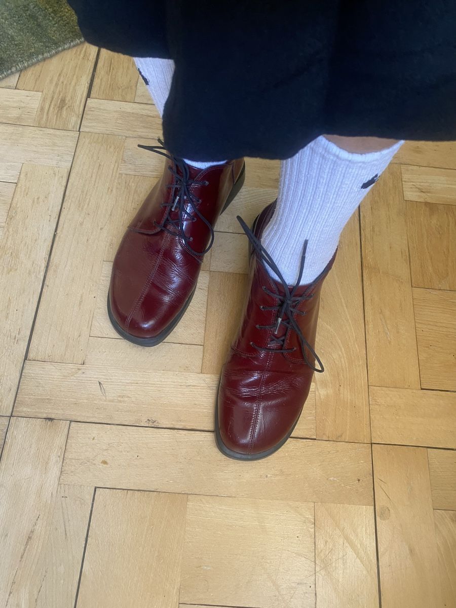 Scarpe da donna: Comfort Ancle Burgundy Schoes – Usato da Bern venduto da alexjop 1