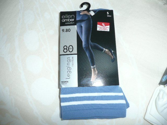 Migros Calze & Collant: Strumpfhosen / Leggings 4 Stk. – Nuovo e nell'imballaggio originale da Zug venduto da falama 2