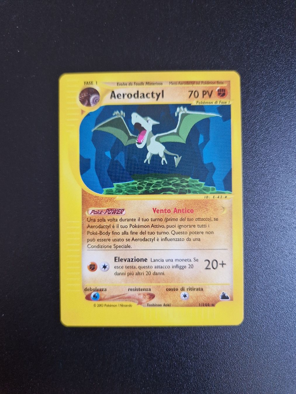 Pokémon Sammelbilder & Trading cards: Aereodactyl Skyridge  – Neu (gemäss Beschreibung) aus Giubiasco von MrGru1992