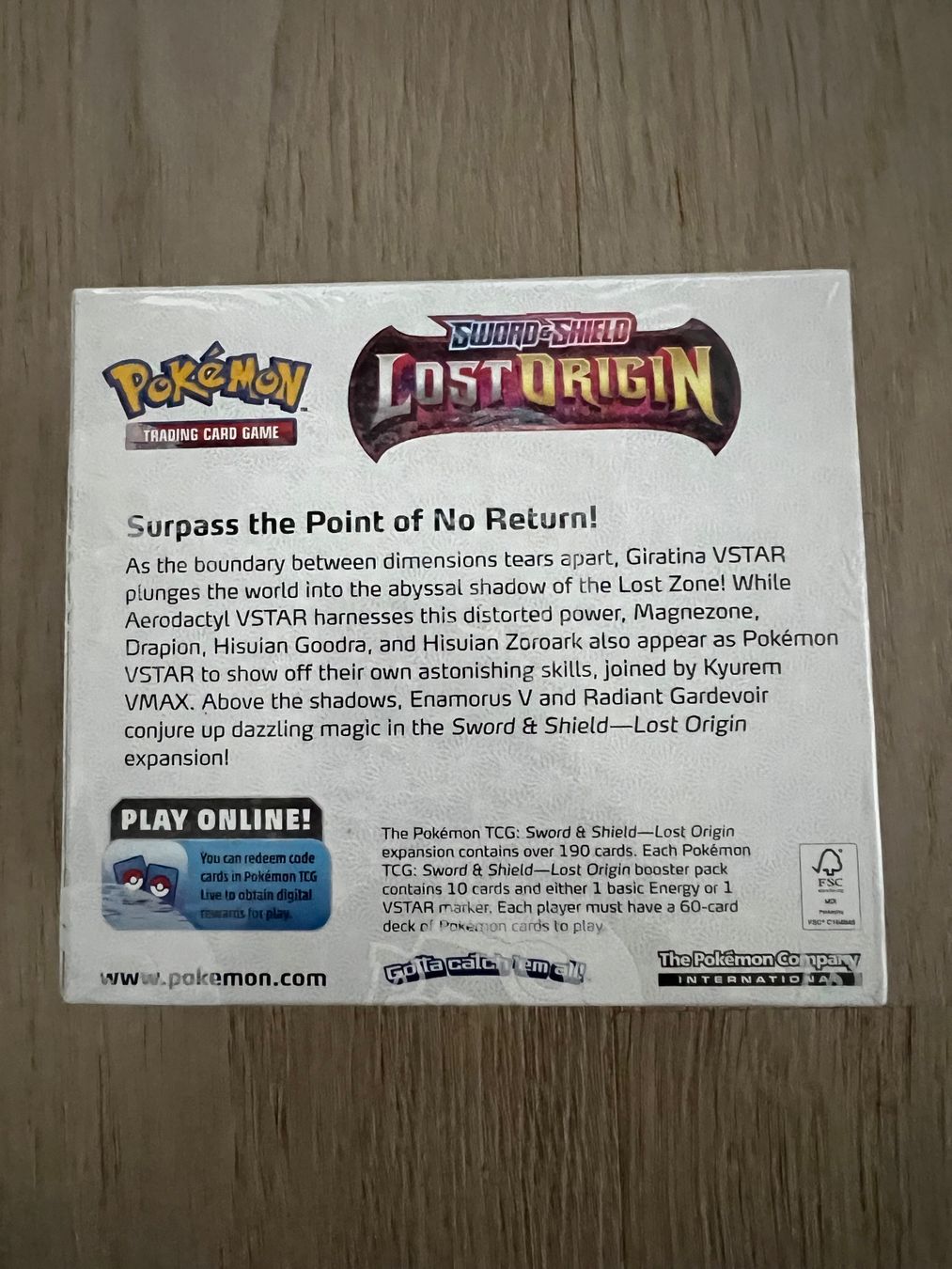 Pokémon Carte collezionabili: POKÉMON SWORD & SHIELD LOST ORIGIN BOOSTER BOX - 36 PACKS FA – Nuovo e nell'imballaggio originale da Locarno venduto da cla_gl6h 2