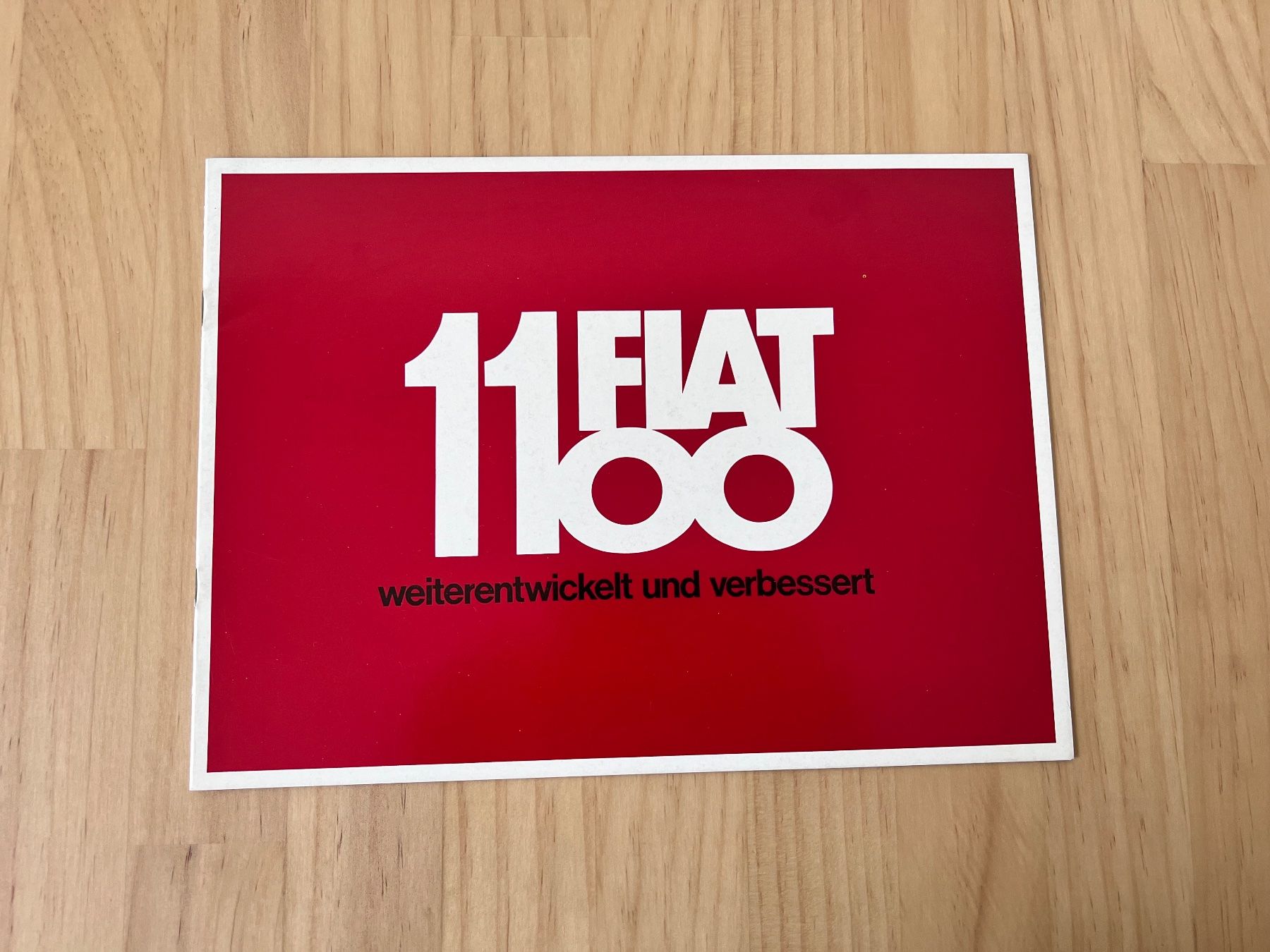 Fiat Documenti: FIAT 1100 Verkaufsprospekt – Usato da Münchenbuchsee venduto da Atego
