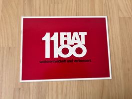 FIAT 1100 Verkaufsprospekt