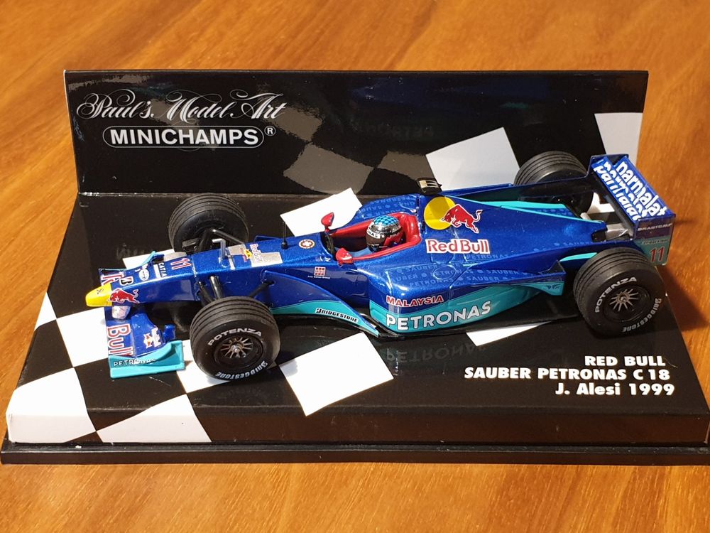 Minichamps F1 1/43 - Sauber Petronas C24 N°11 De Jacques Villeneuve (2005) - Occasion Sous Boîte