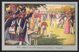 Genève, 1er juin 1814, Réjouissances p
