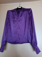 Bluse Langarm violett
