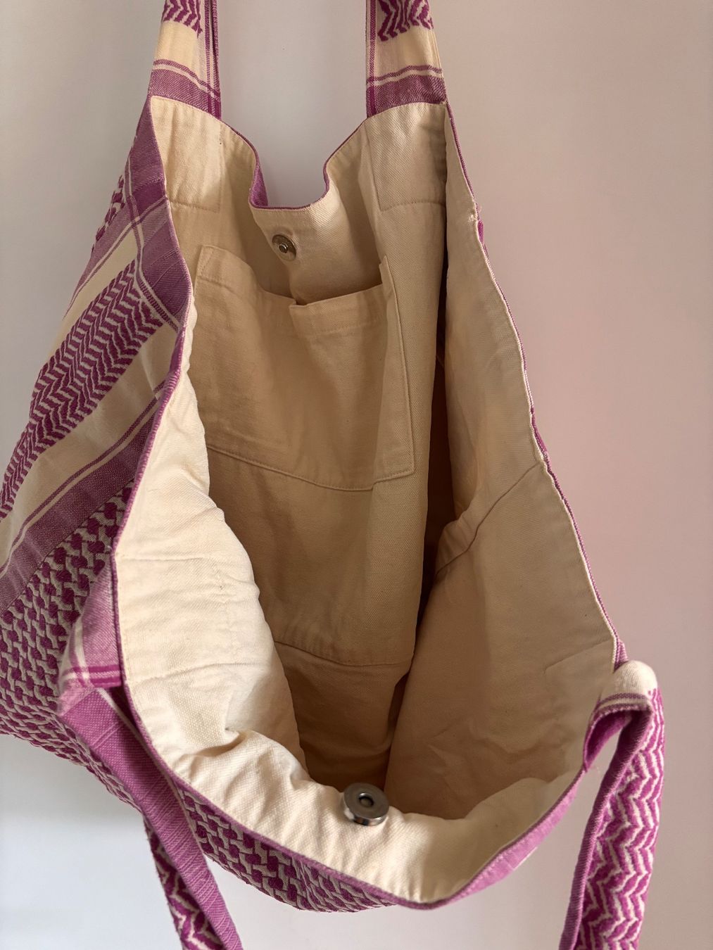 Borse da donna: Summery Copenhagen Strandtasche pink – Usato da Bennau venduto da Fury3 1