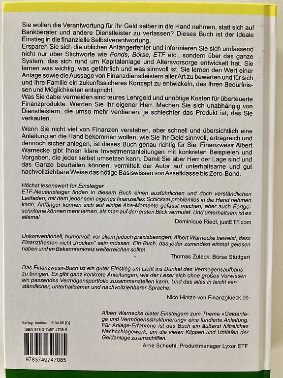 Bücher: Finanzbücher Einsteiger-Komplettset – Gebraucht aus Thun von Fuesu1812 4