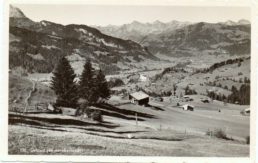 Ansichtskarten: GSTAAD Phot. J. Naegeli, Gstaad – Gebraucht aus Jona von philajona