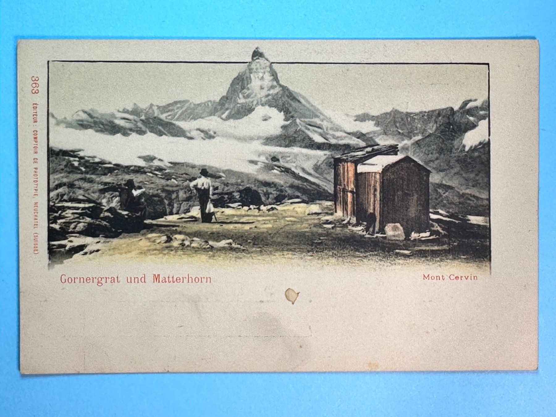 Cartoline postali: Gornergrat und Matterhorn - Zermatt – Usato da Steg VS venduto da danwer74