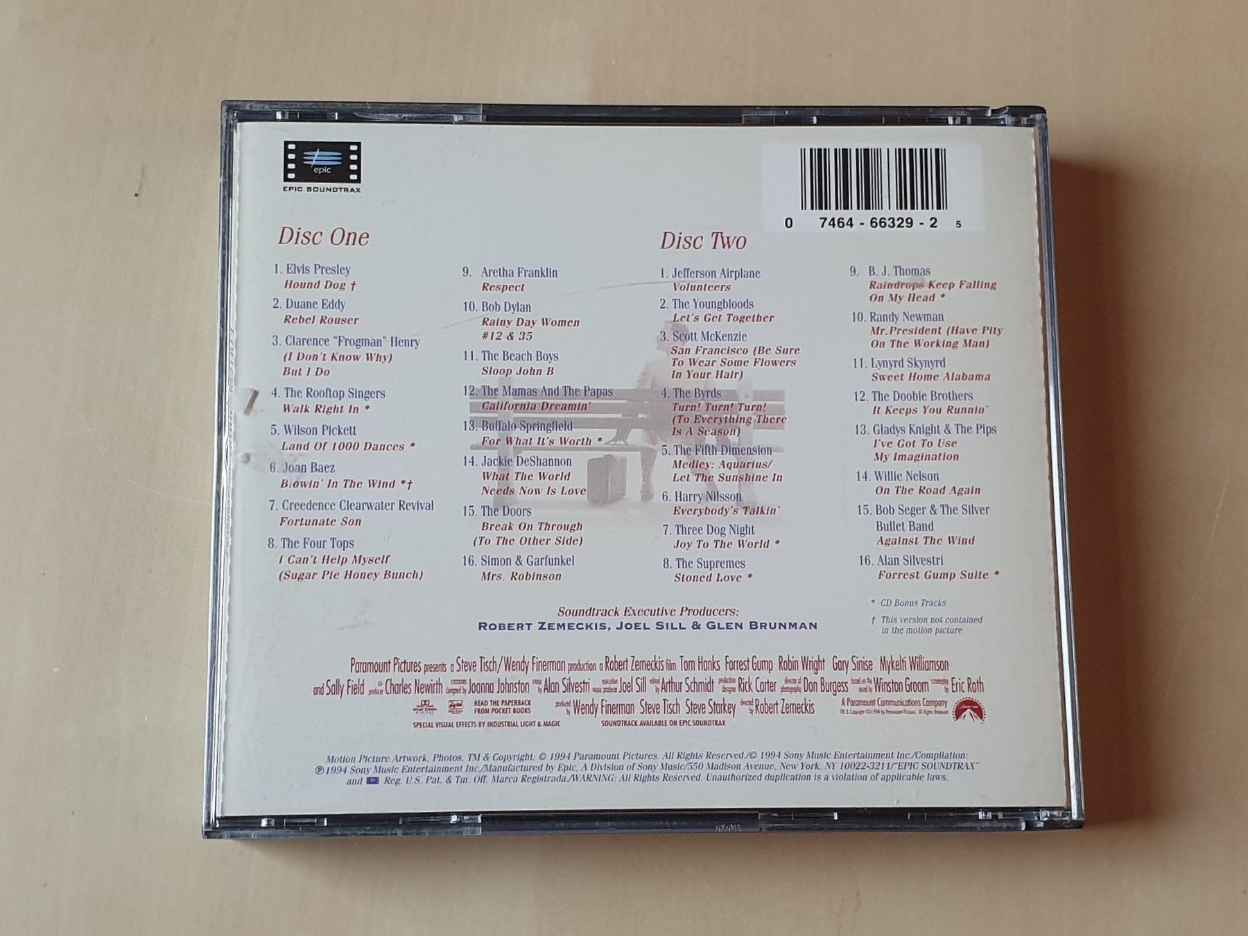 CD: Forrest Gump Soundtrack – Usato da Stansstad venduto da collectorsshop 1